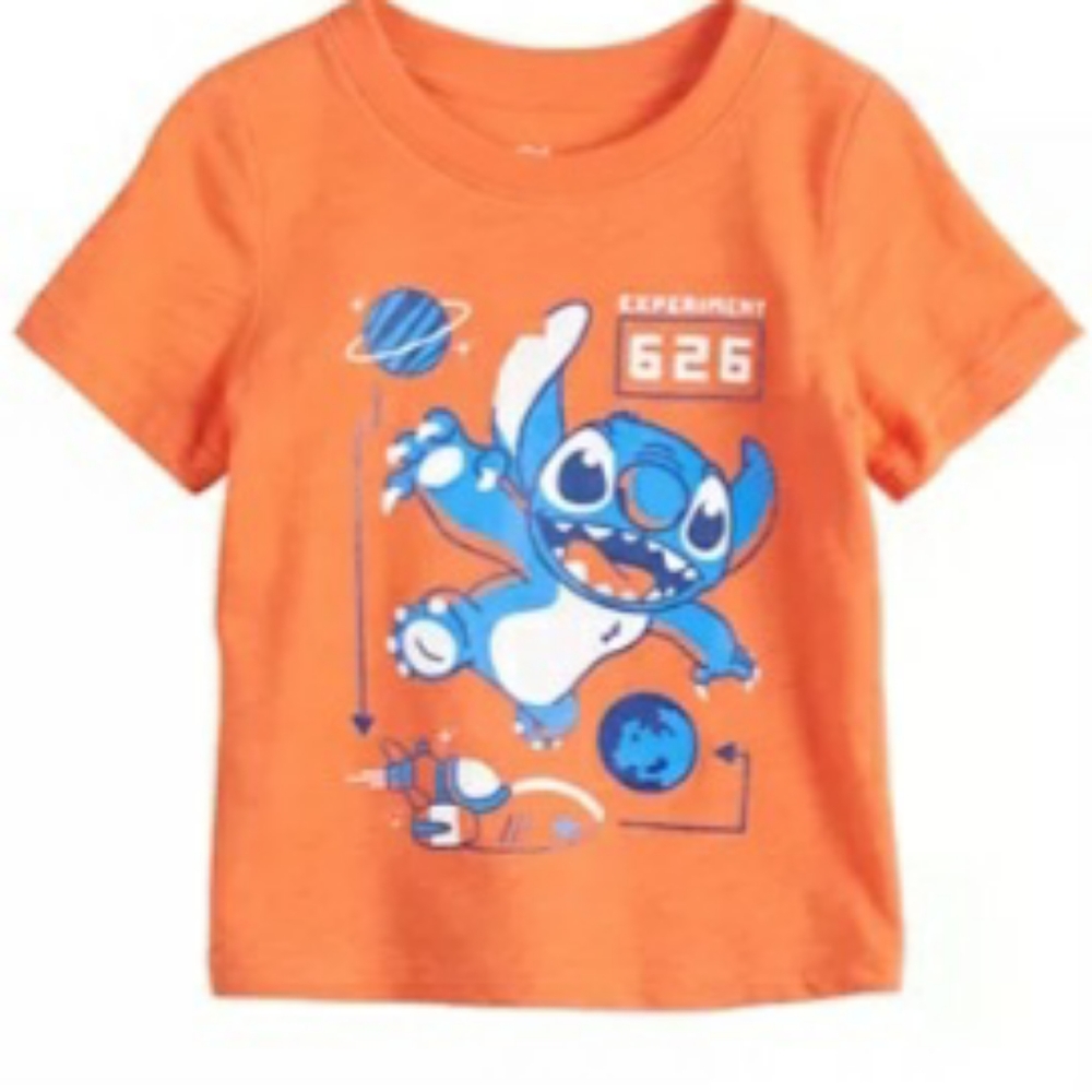 Disney Stitch Short Sleeve Top, 18M , NWT